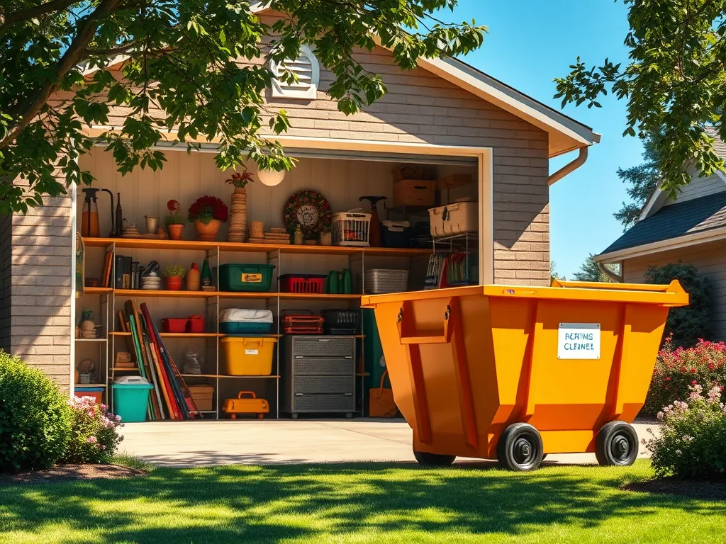 Effortless Dumpster Rental for Garage Cleanouts